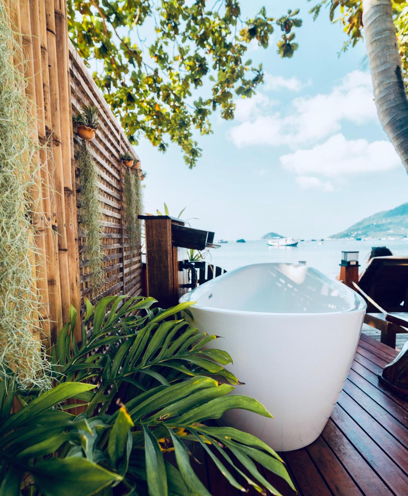 Natures Edge Beachfront Luxury Glamping Ko Tao Luaran gambar